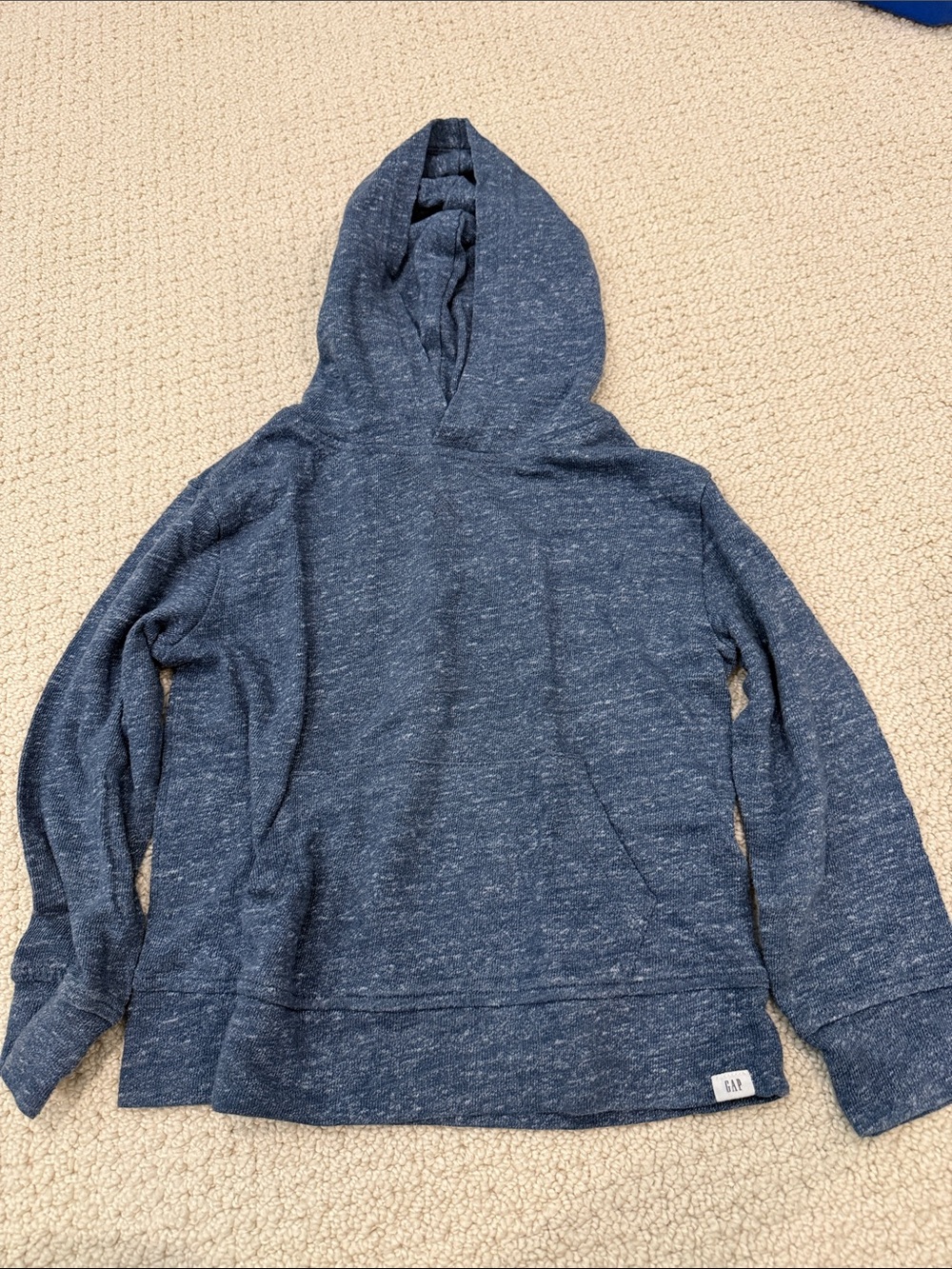 GAP Navy Heather Pullover Hoodie